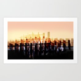 Cityscape Painting Art Prints Society6