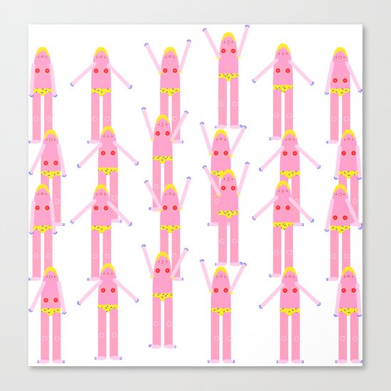 domingos y domingas Canvas Print