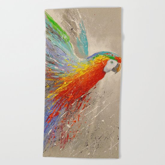 Parrots Beach Towel