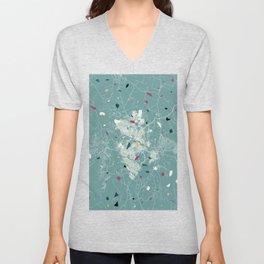 Canberra, Australia - Artistic Map Drawing - Vintage V Neck T Shirt