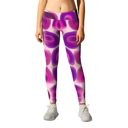 Retro style Bifrost hot-pink purple pattern Leggings | Digital, Bridge, Pallets, Graphicdesign, Peach, Hot Pink, Pattern, Rainbow, Purple, Allover 