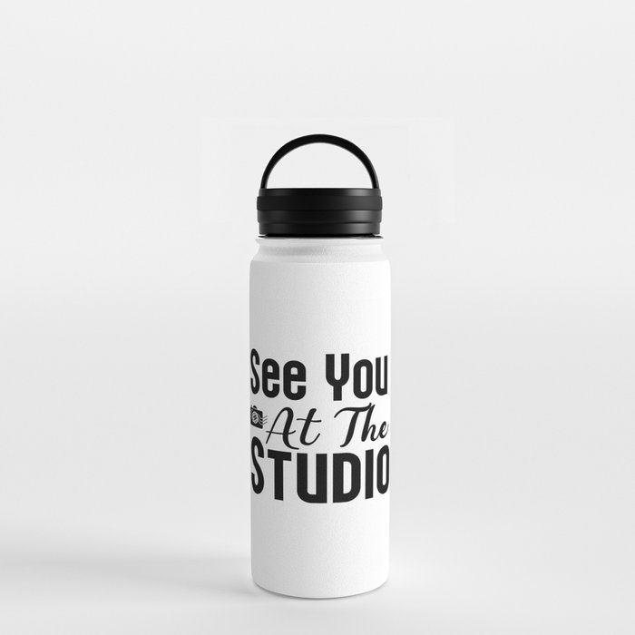 See You At The Studio Water Bottle