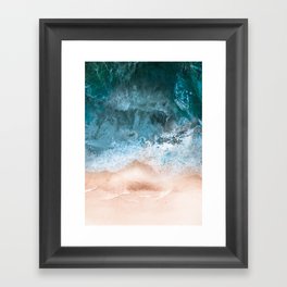 Soft Beach Breeze Framed Art Print