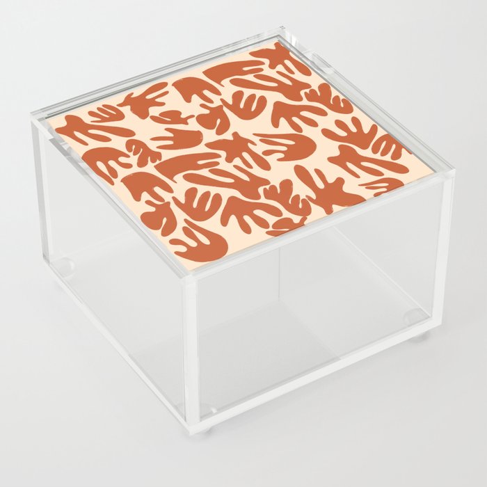Terracotta Rustic Matisse Acrylic Box