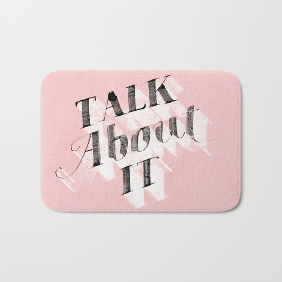 Talk about it Bath Mat