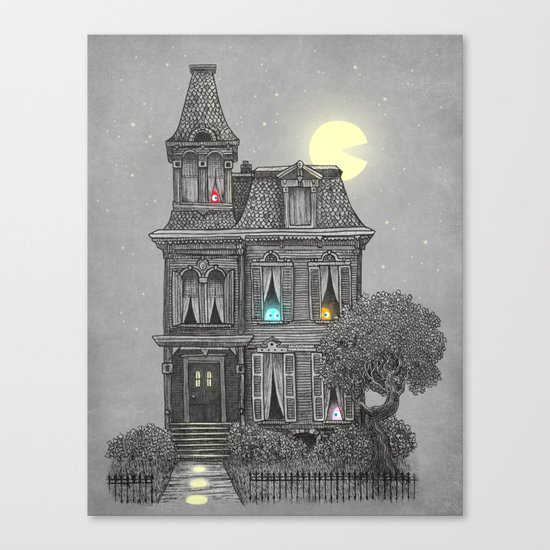 Haunted by the 80's Canvas Print