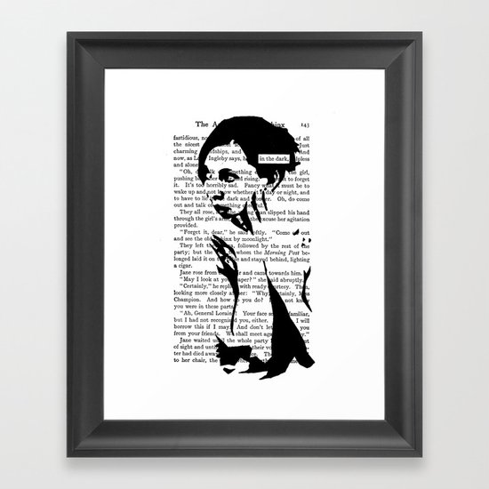 In the Dark Framed Art Print