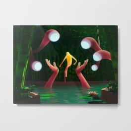 AND THEY ROSE FROM THE ABYSS Metal Print | Rynehart, Jelly, Digital, Corona, Daily, Nature, Everyday, 3D, C4D, Cinema4D 