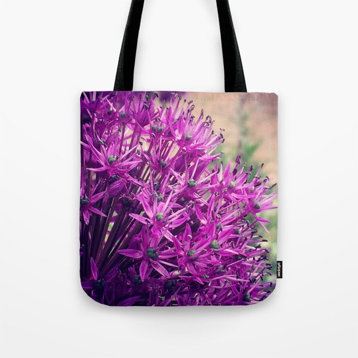 Purple Allium Tote Bag