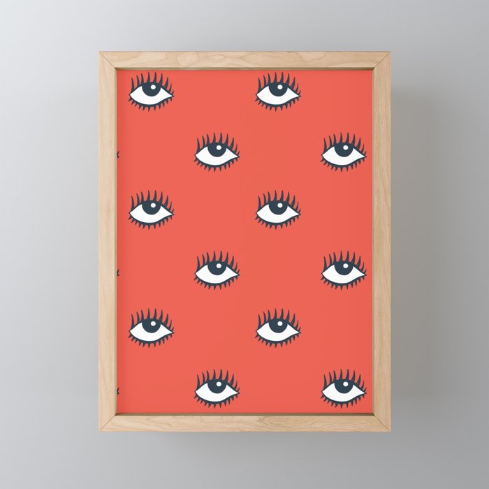 EYES POP Framed Mini Art Print