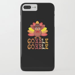 Fall Autumn Gobble Gobble Cute Turkey Thanksgiving iPhone Case | Pie, Funnythanksgiving, Fall, Family, Feast, Turkeyday, Thanksgiving, Costume, Happythanksgiving, Autumn 