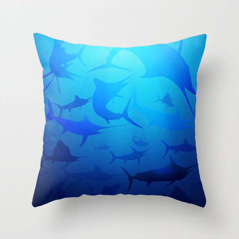 Billfish Band Throw Pillow By Marytracy Society6