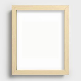 White Anemone Recessed Framed Print