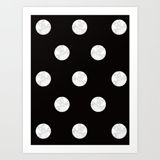 Polka like you mean it Art Print