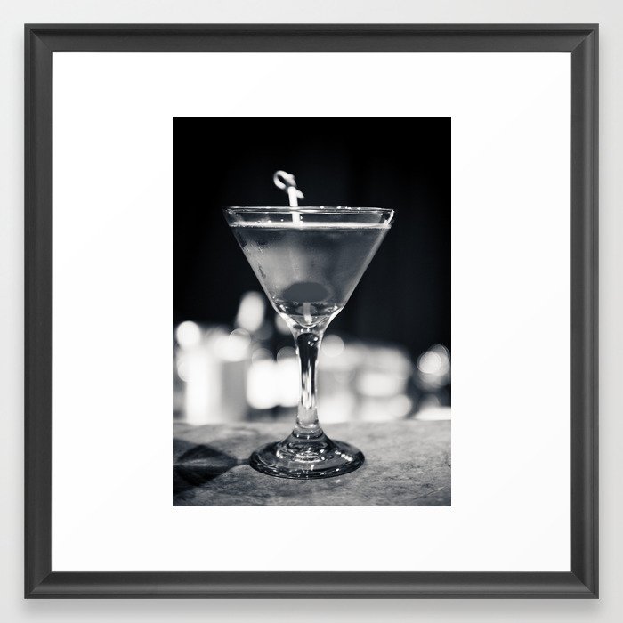 Martini aesthetics Framed Art Print