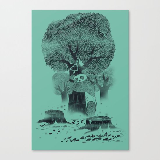 The Tree Hugger Canvas Print