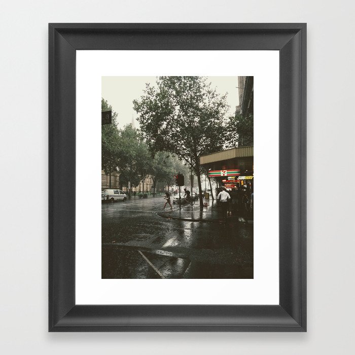 Summer Rain Framed Art Print