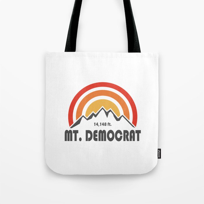 Mt. Democrat Colorado Tote Bag