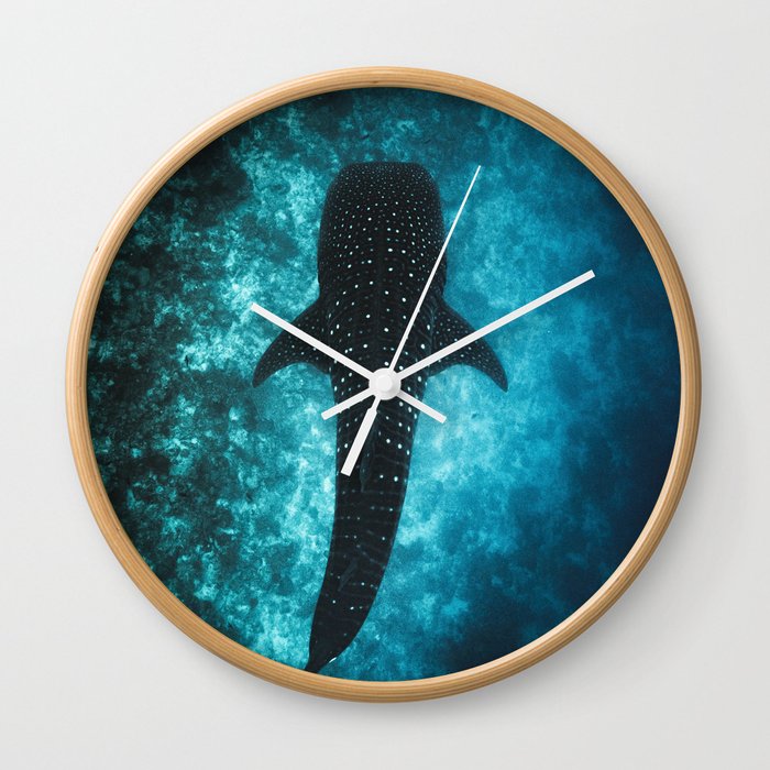 Reef Shark (Color) Wall Clock