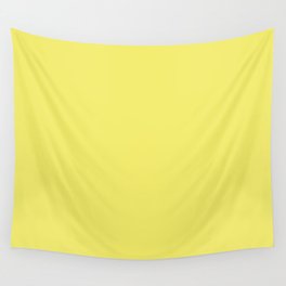 Canary Yellow Wall Tapestry