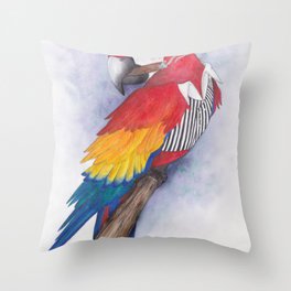 What If...?? Parrots were Gangsters! Throw Pillow