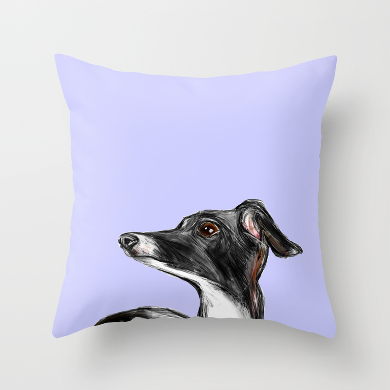 Greyhound Dog Pillow Home Decor All Over Print Greyhound Pillow Greyhound Dog Lovers Gift Pet Lovers Gifts Idea Greyhound Throw Pillow