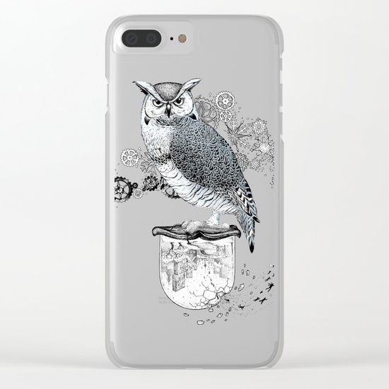 Owl Theory Clear iPhone Case