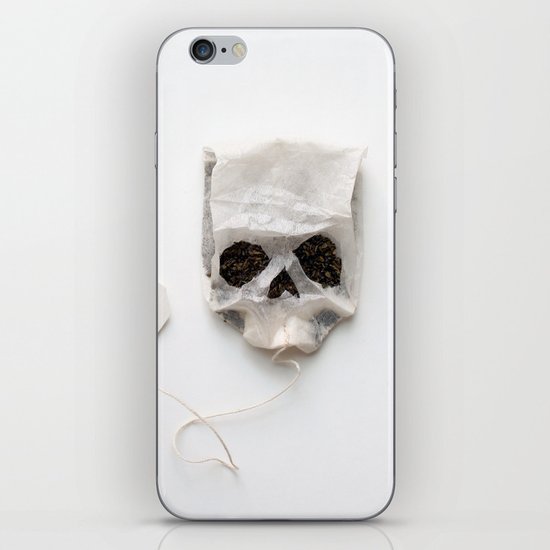 253. Tea Bag Skull iPhone & iPod Skin
