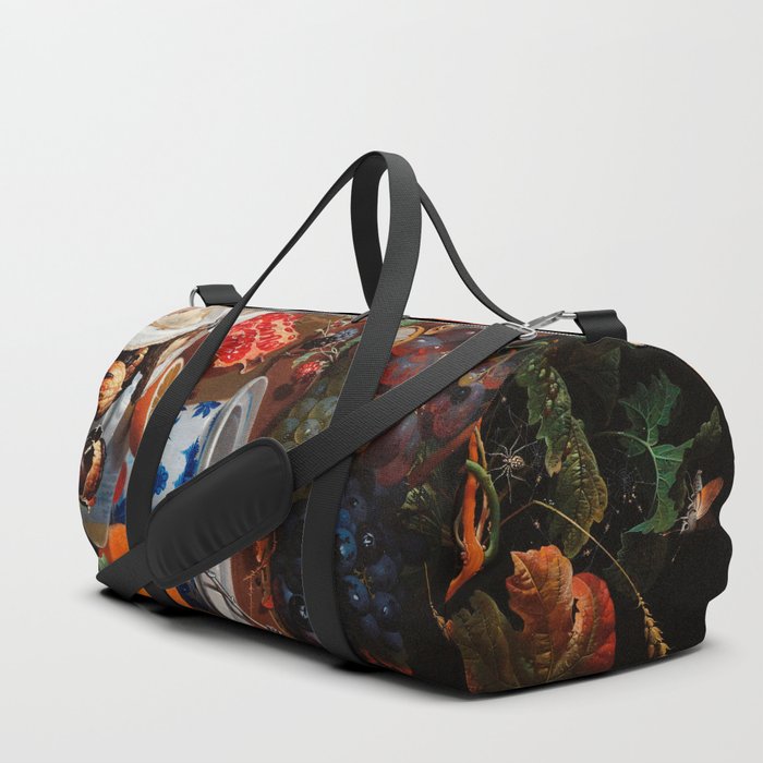 Fruits and oysters by Abraham Mignon Duffle Bag