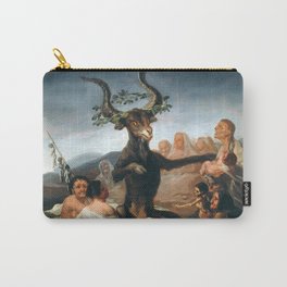 The Sabbath of Witches Goya Painting Carry-All Pouch