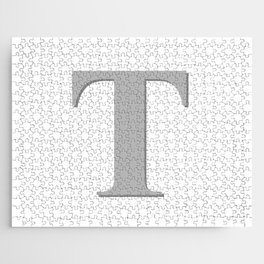 Letter T Initial Monogram Jigsaw Puzzle