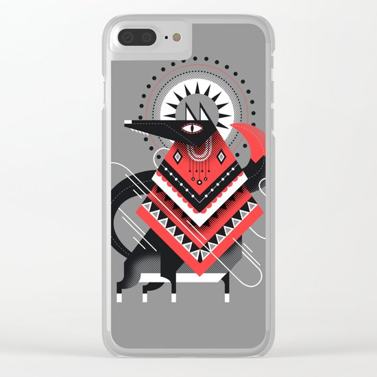 Wolf XXL Clear iPhone Case