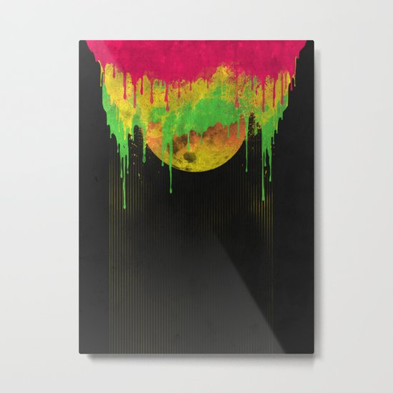 φεγγάρι Metal Print