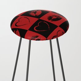 Kisses and Hearts Counter Stool