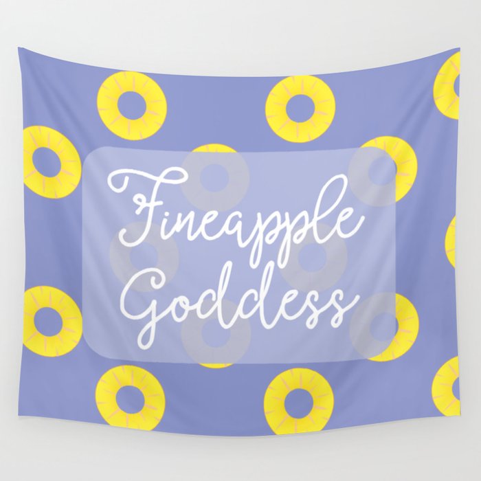 Fineapple Goddess Wall Tapestry