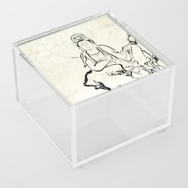 White-Robed Kannon (Byakue Kannon) 白衣観音像   Acrylic Box