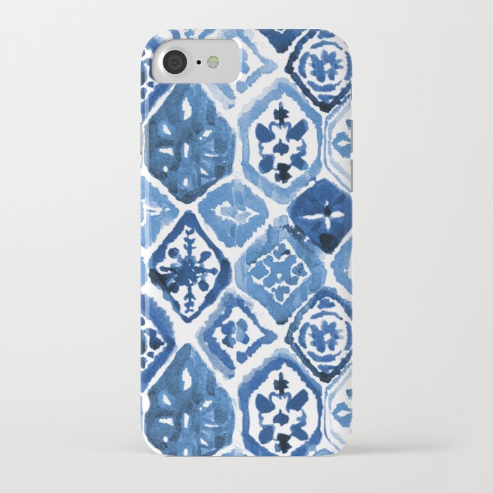 arabesque tile art iphone case