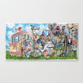 Miyazaki Tribute Canvas Print