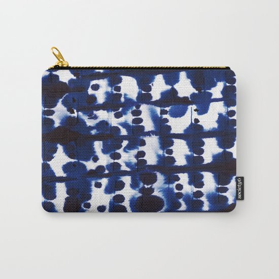 Parallel Indigo Carry-All Pouch
