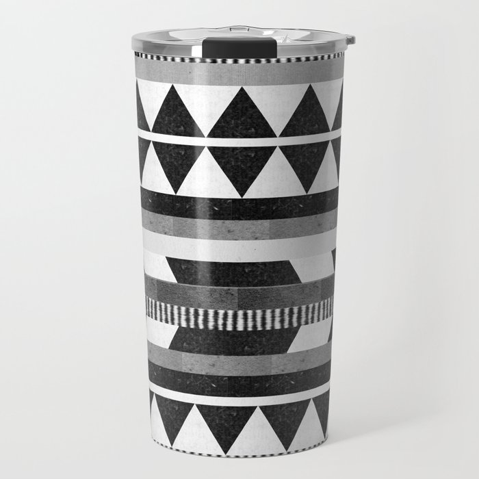 DG Aztec No.1 Monotone Travel Mug
