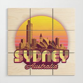 Sydney Australia travel Wood Wall Art