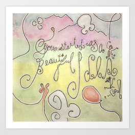 Beautiful Idea Art Print