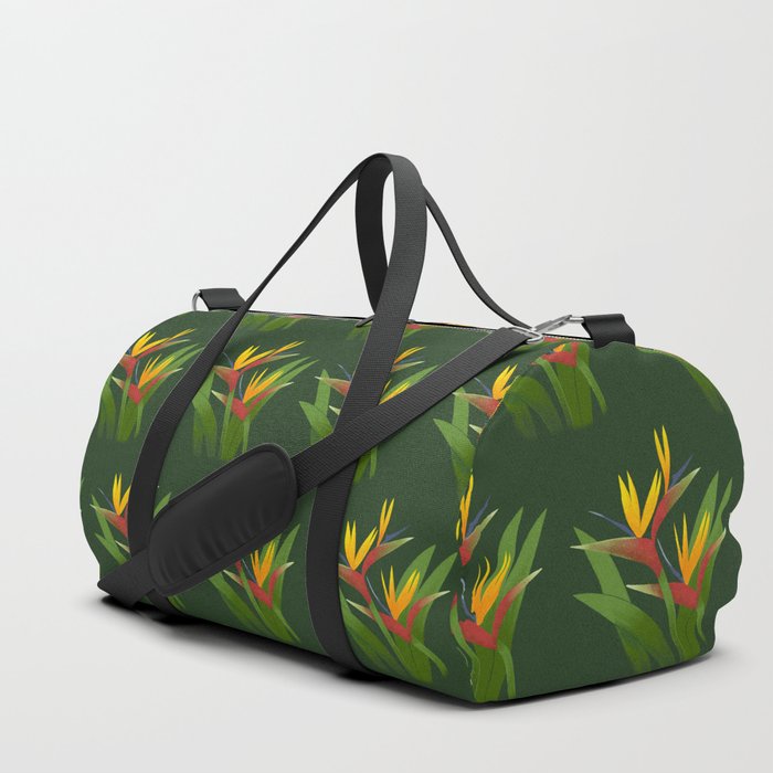 Bird of paradise illustration Duffle Bag