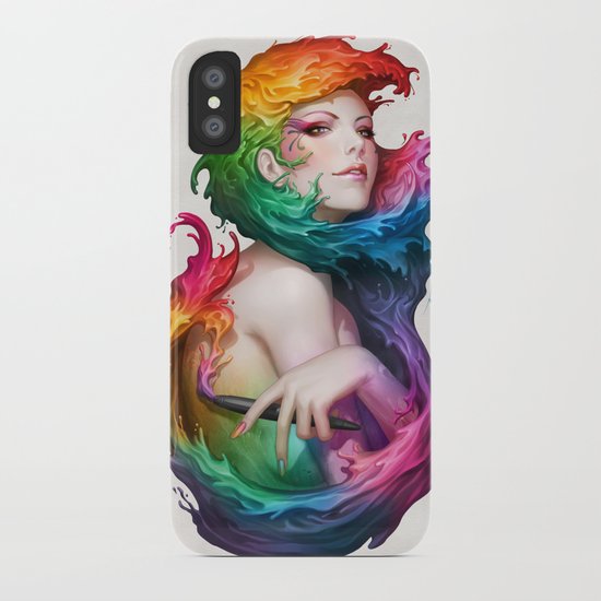 Angel of Colors iPhone Case