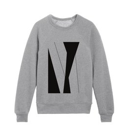 downstream contemporary abstract and minimalist Kids Crewneck