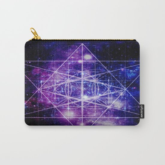 Flower of Life : Sacred Geometry Carry-All Pouch