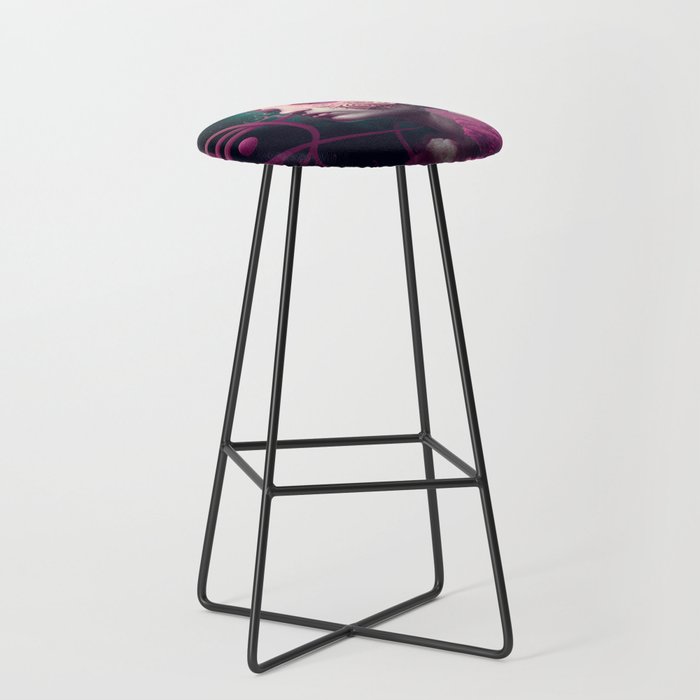 The World in my mind Bar Stool