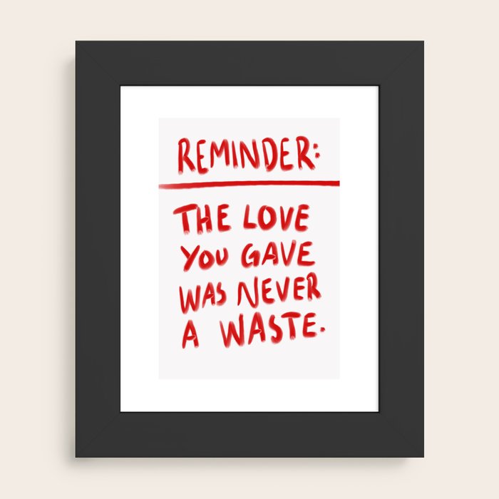 Framed Art Print