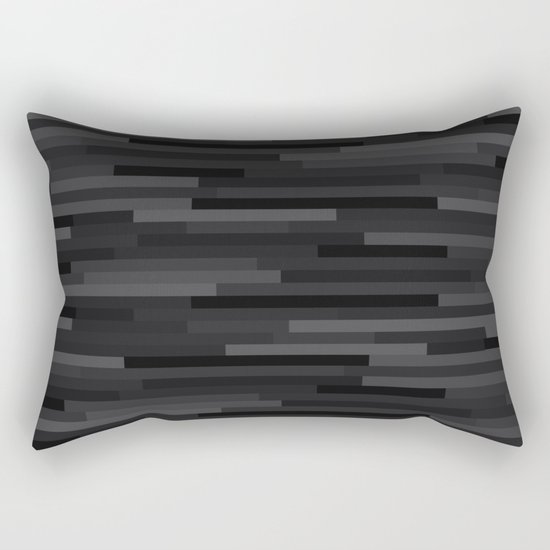Black Estival Mirage Rectangular Pillow