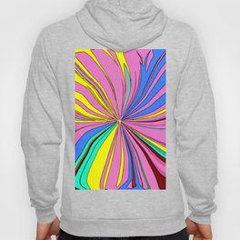 Stripes Abstract Colorful Multicolor Art Hoody